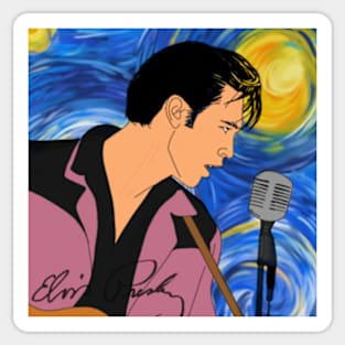 Elvis Presley design Sticker